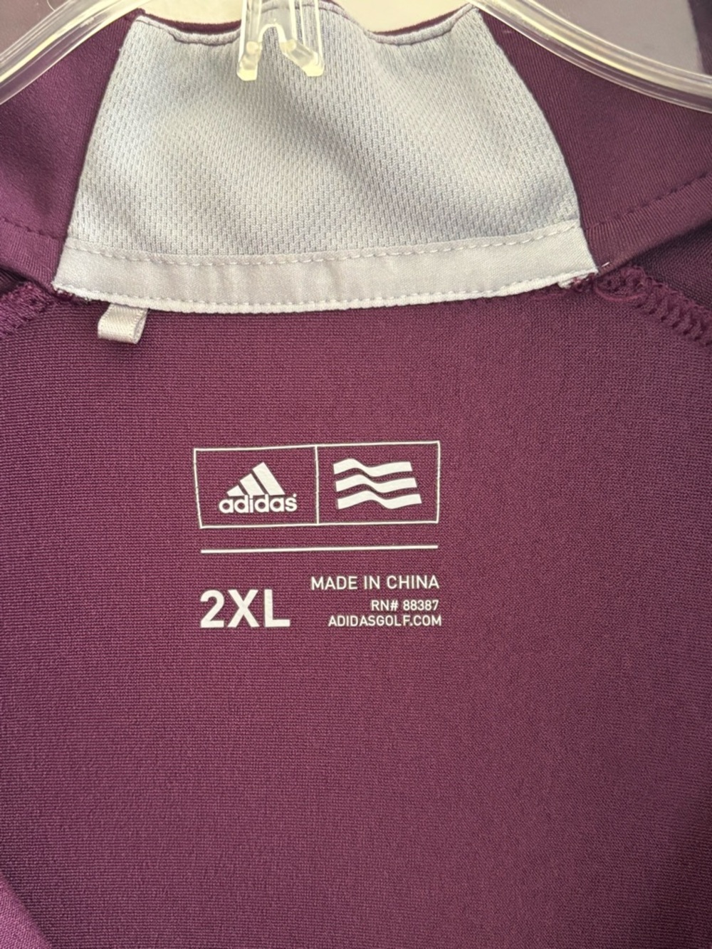 Adidas Golf Men’s 1/4 Zip Pullover Top 2XL Climalite Custom Logo - Picture 12 of 16